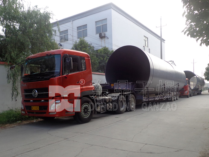 煤泥烘干機(jī)項目發(fā)貨