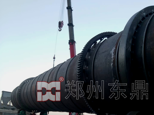 元旦后煤泥烘干項目繼續施工